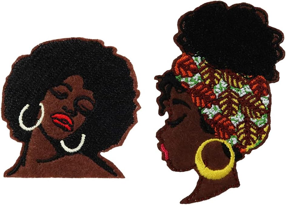 Mixed Media - Black Girl Magic Melanin Beauty Embroidered Iron On Patches BLM Black Lives Matter