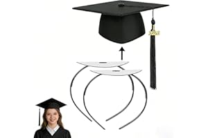 SPVECR 2026 Graduation Cap Headband,No Slip Grad Cap Holder for Women & Men,Secure Cap Stabilizer for 2026 Graduation Ceremon