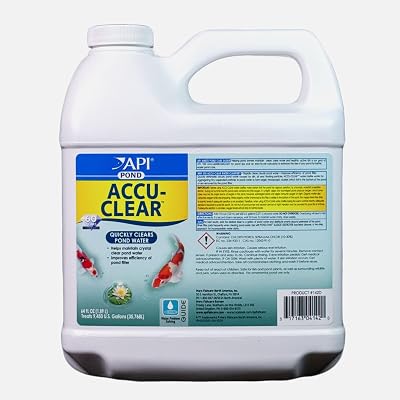 API POND ACCU-CLEAR Pond Water Clarifier 1.89-Liter Bottle White