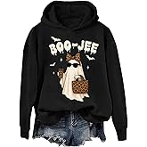 Doiurcs Boo Jee Ghost Sweatshirt & Hoodie Cute Ghost Graphic Spooky Season Halloween Sweatshirts For Women