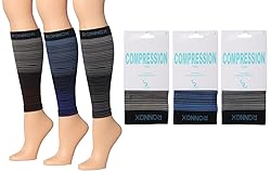 RONNOX Women's 3-Pairs Bright Colored Calf