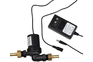 bayite BYT-7A014A DC 12V Solar Hot Water Heater Circulation Pump with DC Power Supply Adapter Low Noise 3M Head 8LPM 2.1GPM