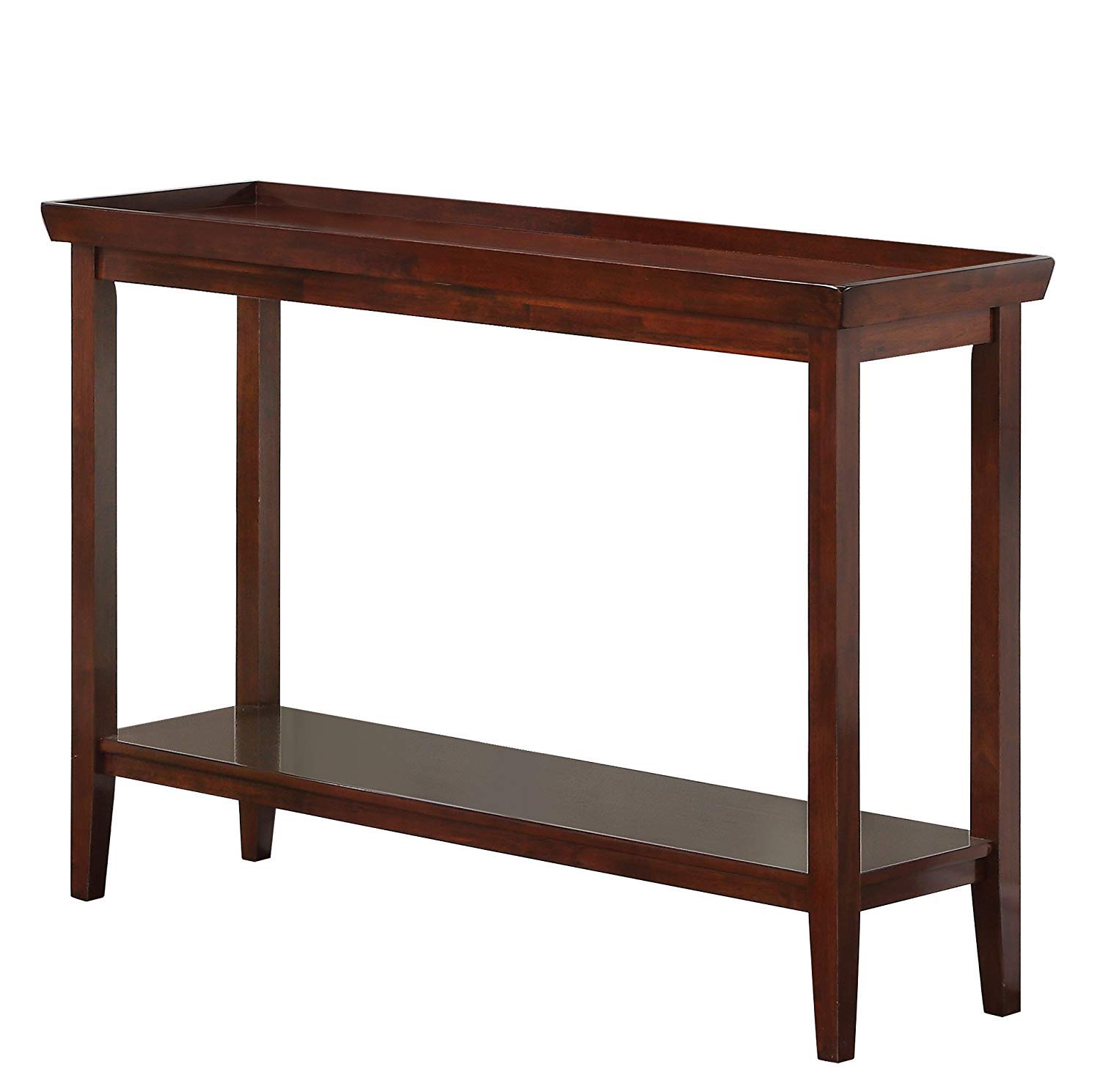 Best Narrow Wooden End Table 34 Inches Tall