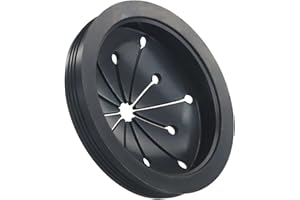 Black Food Waste Disposer Splash Ring Seal Plug Kitchen Garbage Disposer Accessories for Sink Garbage Disposal