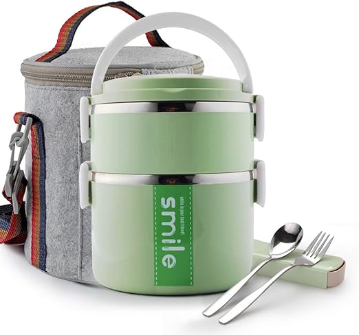 stackable insulated lunch containers