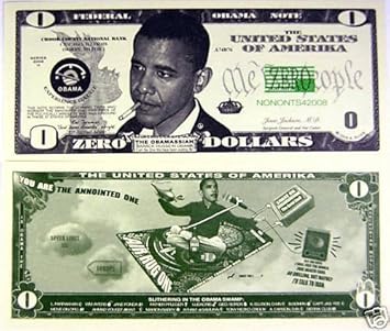 Buy Set Of 25 Barack Obama Zero Dollar Novelty Bill Money Online At Low Prices In India Amazon In