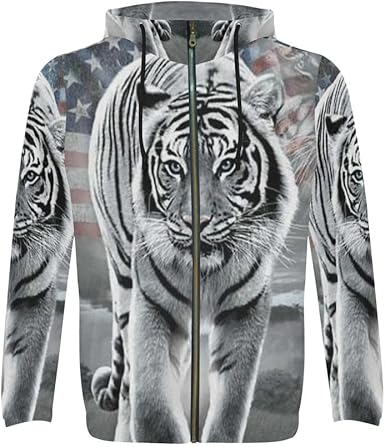 sweatshirt with tiger