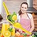 Top Rated ACLUXS Premium Quality Metal Lemon Lime Squeezer - Manual Citrus Press Juicer