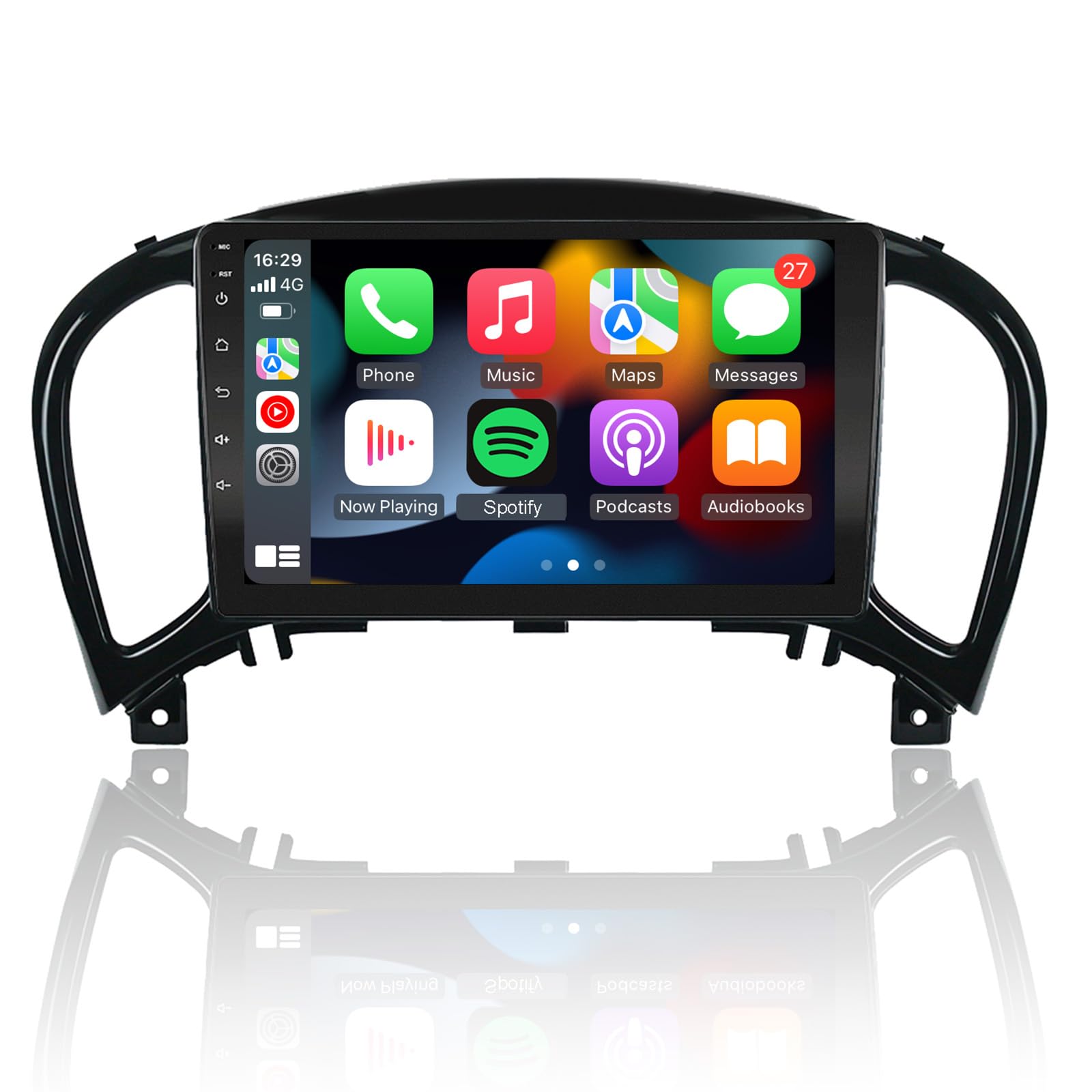 EZoneTronics Android Car Stereo for Nissan Juke 2011-2016 9 inch Touch Screen GPS Navigation Bluetooth with Wireless Carplay and Android Auto Wifi SWC Player 2G RAM + 32G ROM