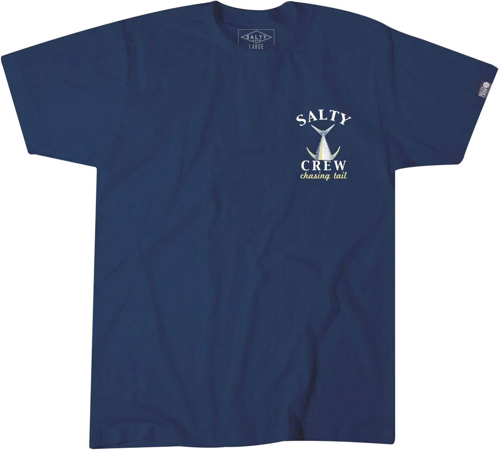 Salty Crew Men's Chasing Tail Tee, Navy Heather