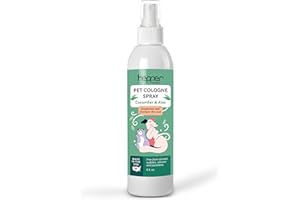 Hepper Pet Cologne Spray - Long-Lasting Dog/Cat Cologne & Perfume Spray for Pups/Kittens - Grooming Elegance & Enduring Fragrance! Aloe and Cucumber Fresh Scent