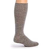 WARRIOR ALPACA SOCKS - Ribbed Casual Everyday Alpaca Wool Crew Socks For Men And Women