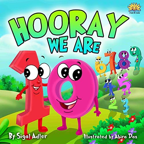 "HOORAY WE'RE 10": Teach Your Child Numbers (Bedtime story toddlers book Book 1) Kindle Edition