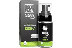PEE SAFE PEESAFE Natural Intimate Wash for Men | with Tea Tree Essential Oil | Ayurvedic | Intimate Wash | Men Genital Wash | Intimate Wash Men | Men's Intimate wash