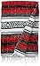 EarthRagz Authentic Mexican Blanket (Red)