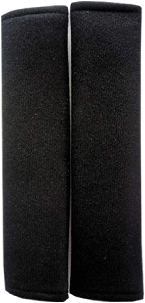 SUNTRADE Car Seat Belt Pad Cover Set, 2 Pack Soft Car Safety Seat Belt Shoulder Pads for Adults and Children (Black)