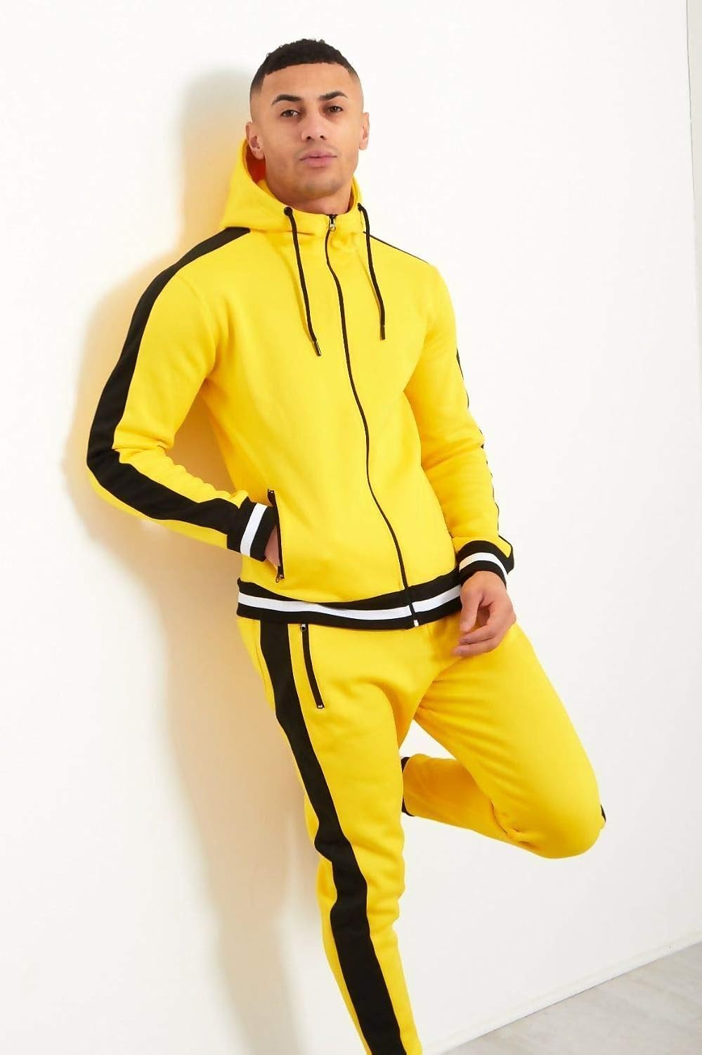 yellow tracksuit mens
