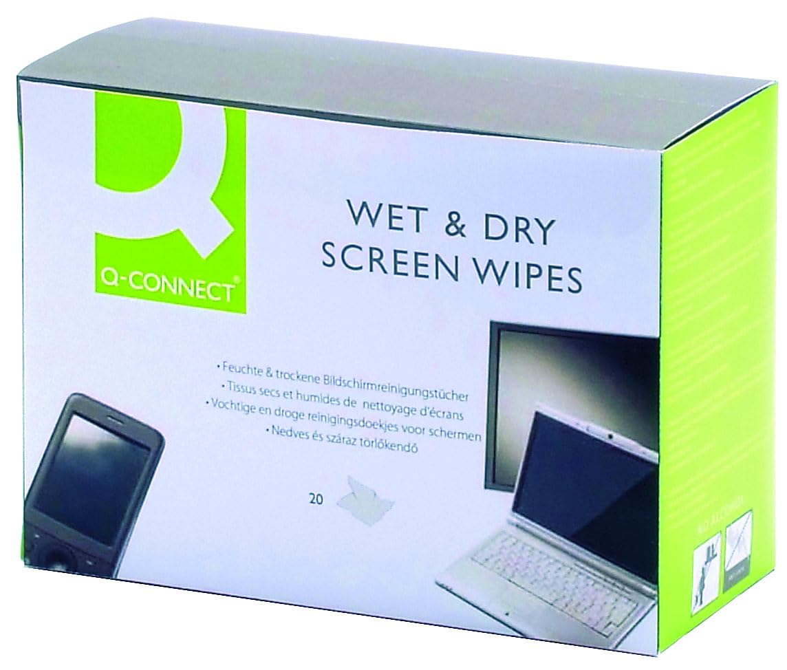 Q-Connect Wet and Dry Wipes (2...