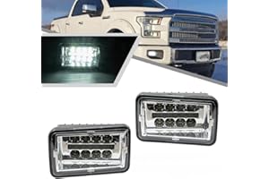 2Pcs White LED Fog Light for Fo'rd F150 2015-2020,F250 F350 F450 F550 Super Duty 2017-2023 Driving Light Daytime Running Ligh