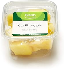 Reduced Shelf Life, Amazon Grocery, Cut Pineapple, 10 Oz (Previously Fresh Brand, Packaging May Vary)