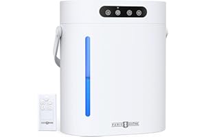 6L Humidifiers for Bedroom Large Room, PARIS RHÔNE Top Fill Cool Mist Humidifiers for Baby, Plants, Nursery, Essential Oil Diffuser, 60Hours, Sleep Mode, Remote Control, Night Light, 3-Mist