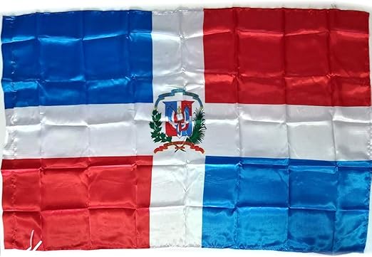 BANDERA REPUBLICA DOMINICANA GRANDE 150 Cm 1,5 Metros: Amazon.es: Hogar