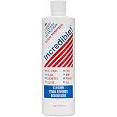 Incredible! Stain Remover - Stain Remover for Clothes, Laundry, Carpets, Mattress &amp; Upholstery, Removes Most Household Stains - Pet Stains, Urine, Odors, Red Wine, Cosmetics &amp; Coffee! 16.oz