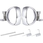 TAYATUO 2pcs Interior Inside Door Handle Front Rear Driver &amp; Passenger Side Replacement for 2006-2011 Chevy HHR Door Handle Replaces# 19299614 19299613 88529 88528