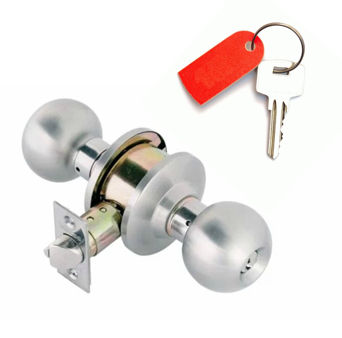Knob Lock CB03 Communicating Keyed Alike Cylinders On Both Sides