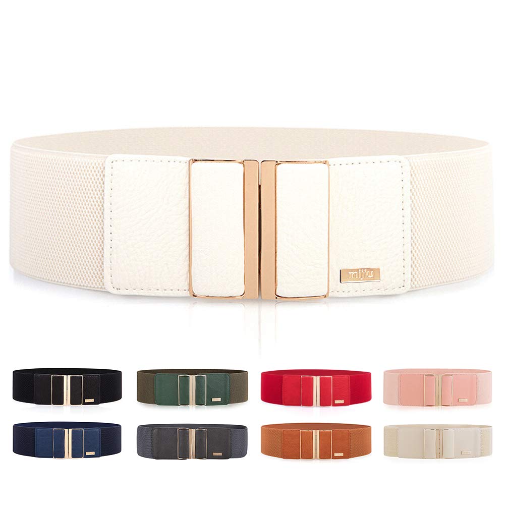 ladies wide elasticated belts