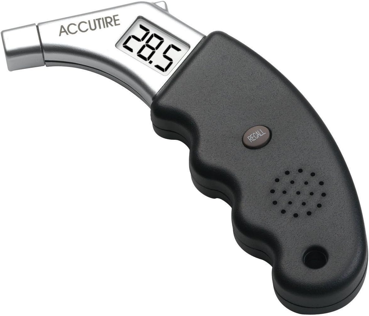 Accutire 5 In 1 4441gb Talking Digital Tire Pressure Gauge English And Spanish Amazon De Auto