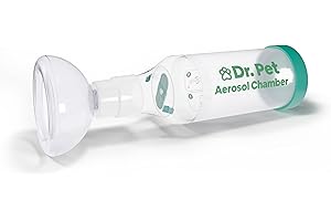 DR. PET Dog Aerosol Chamber (3 Masks) – Canine Inhaler Spacer for Dogs – Includes 3 Masks to Fit All Dogs (Premium Quality)
