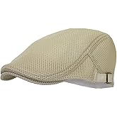 WITHMOONS Ivy Cap Straw Weave Linen-Like Cotton Cabbie Newsboy Hat MZ30038