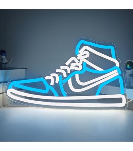 JianJung Sneaker Neon Sign Sports Shoe Neon Signs for Wall