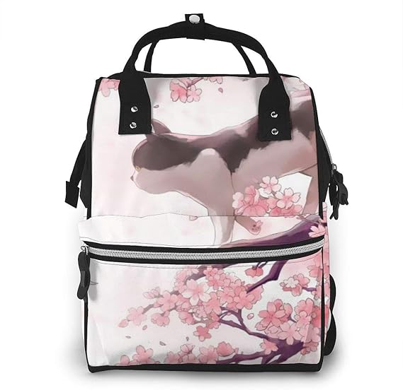 Amazon 猫 マザーズバッグ ママ トートバッグ リュック トート レディースバッグ 軽量 大容量 旅行 手提げ 出産 入院 出産祝い おしゃれ ママ専用 多機能 背面ファスナー マザーズバッグ