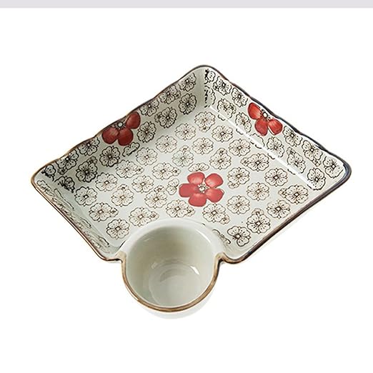 BaoKangShop Platos para microondas con Plato de vinagre ...