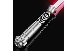 PKSTVB Upgrade App Control LK Dueling Lightsaber, Smooth Swing 34 Sound Effects 12 Light Effects, 16 Colors and Infinite Change Metal Light Saber for Adults (Pixel-LK)