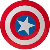 MARVEL Captain America Official Costume Accessory - Plastic Shield with Elastic Handles