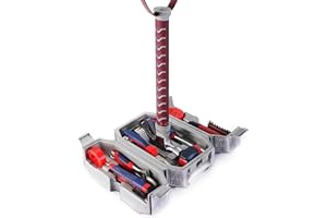 ASIJIAD Hammer Tool Box, 28 Piece Hammer Tool Set Made of Real Metal for DIY and Car Repair, Gifts for Men