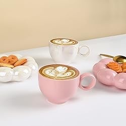 Koythin Ceramic Coffee Mug with Saucer