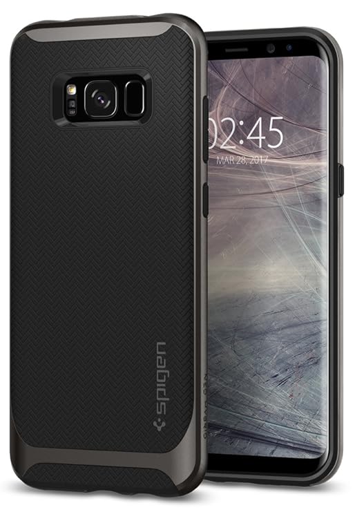Spigen 565CS21594 Neo Hybrid für Samsung Galaxy S8 Hülle, Zweiteilige Handyhülle Modische Muster Silikon und PC Rahmen Schutz