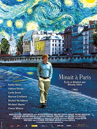 Midnight in Paris - original french poster, 15x21 in, folded