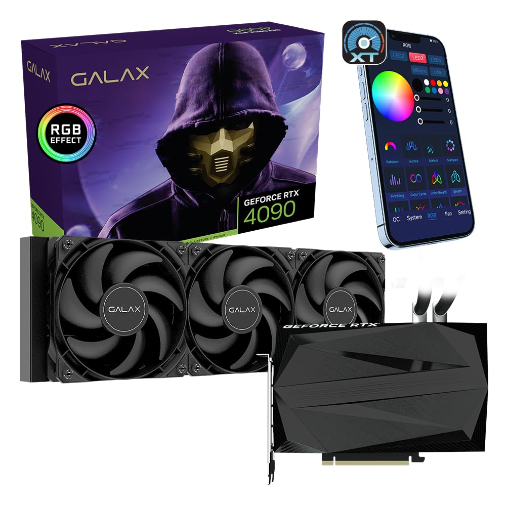 GALAX GeForce RTX™ 4090 Hydro, Xtreme Tuner App Control, 360mm AIO