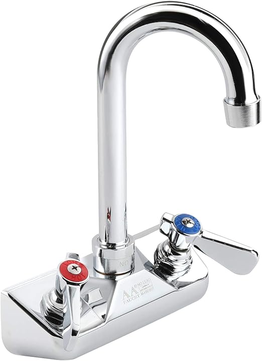 Aa Faucet 4 Inch Wall Mount No Lead Faucet With 3 1 2 Inch Swivel