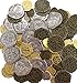 Metal Pirate Coins 144 Zinc Doubloon Replicas Fantasy Metal Coin Pirate Treasure Antique Finishes by Well Pack Box