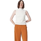 DEE OCLEPPO Women's Maggie Mock Neck Sleeveless Knit Top Standard