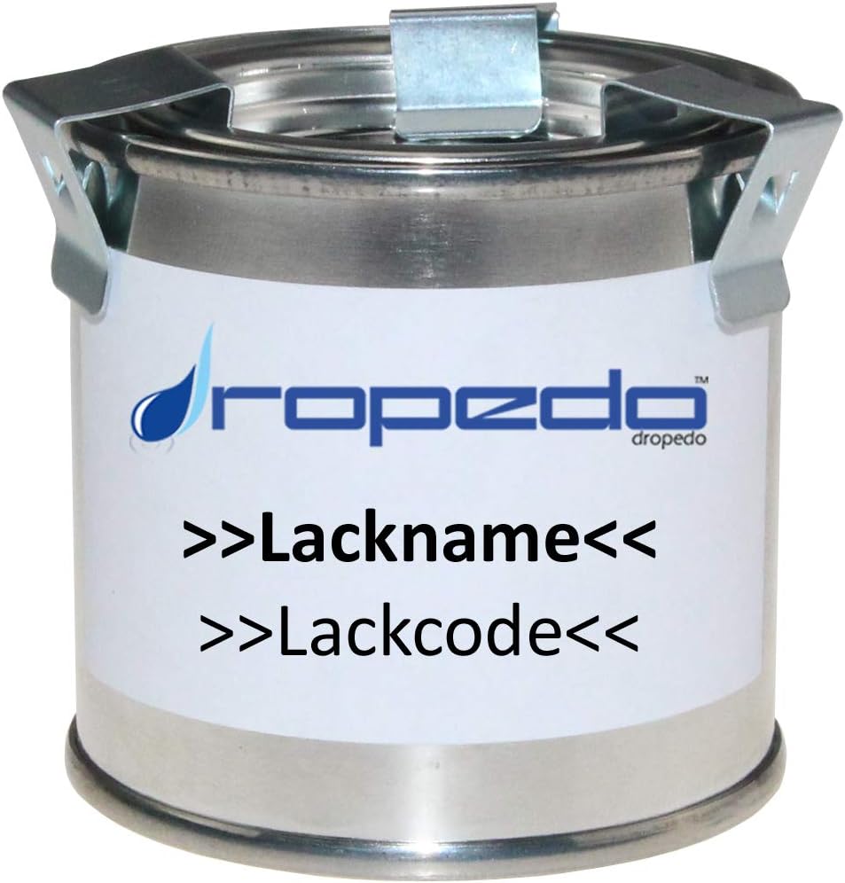 dropedo 100 ml Standox Spray Ready for Mitsubishi KH3 Super Black Tin