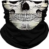 Seamless Neck Gaiter Shield Scarf Bandana Face Mask Seamless UV Protection for Motorcycle Cycling Riding Running Headbands