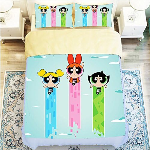 Custom Powerful Girls 4 Piece Duvet Cover Set Twin Size
