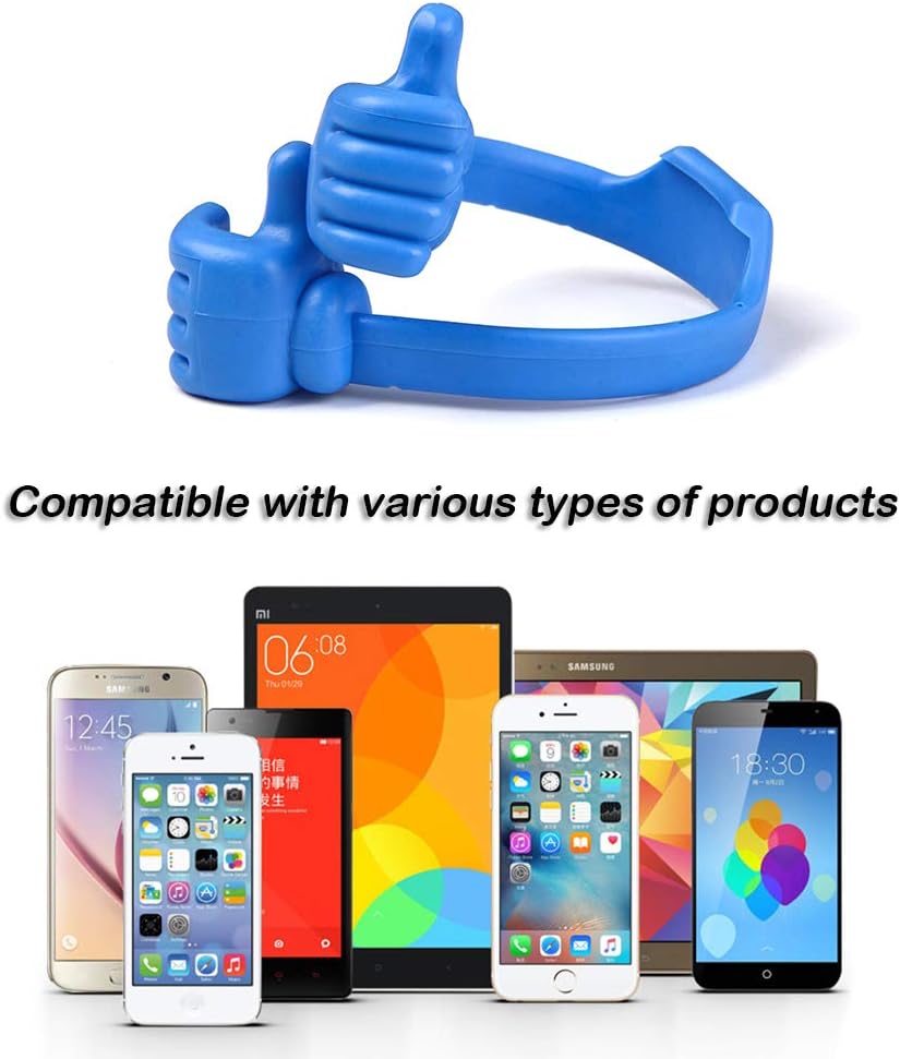YuCool 4 Packs Mens Valentines Gifts for Boys Him Her Boyfriend Thumbs Up Cell Phone Stands,Adjustable Flexible Cellphone Tablet Stand for Desk Funny Husband Valentines Day Gift Son Girls - Image 5